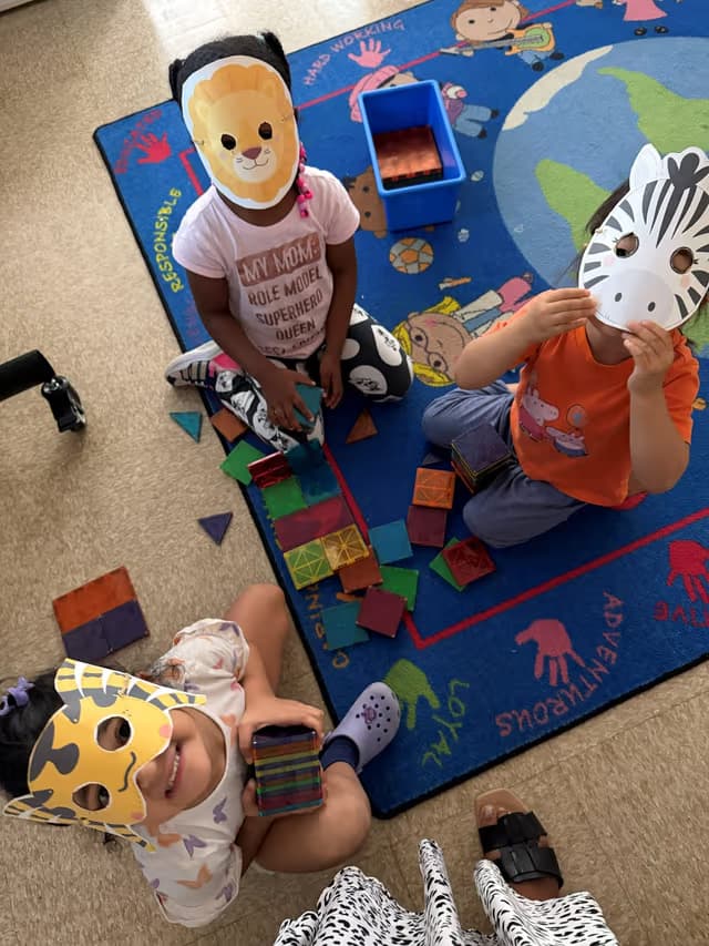 A moment from life at Our Honey Bee Academy
