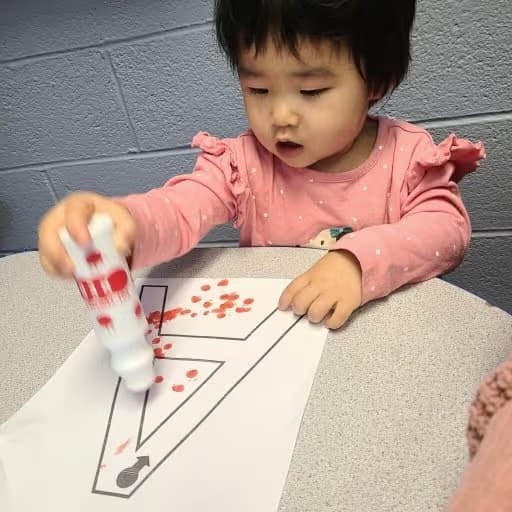 A moment from life at Our Honey Bee Academy