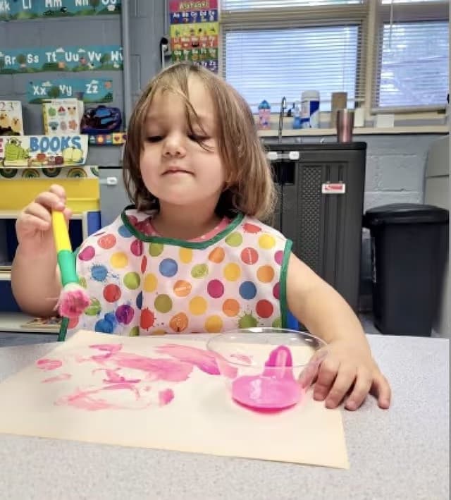 A moment from life at Our Honey Bee Academy